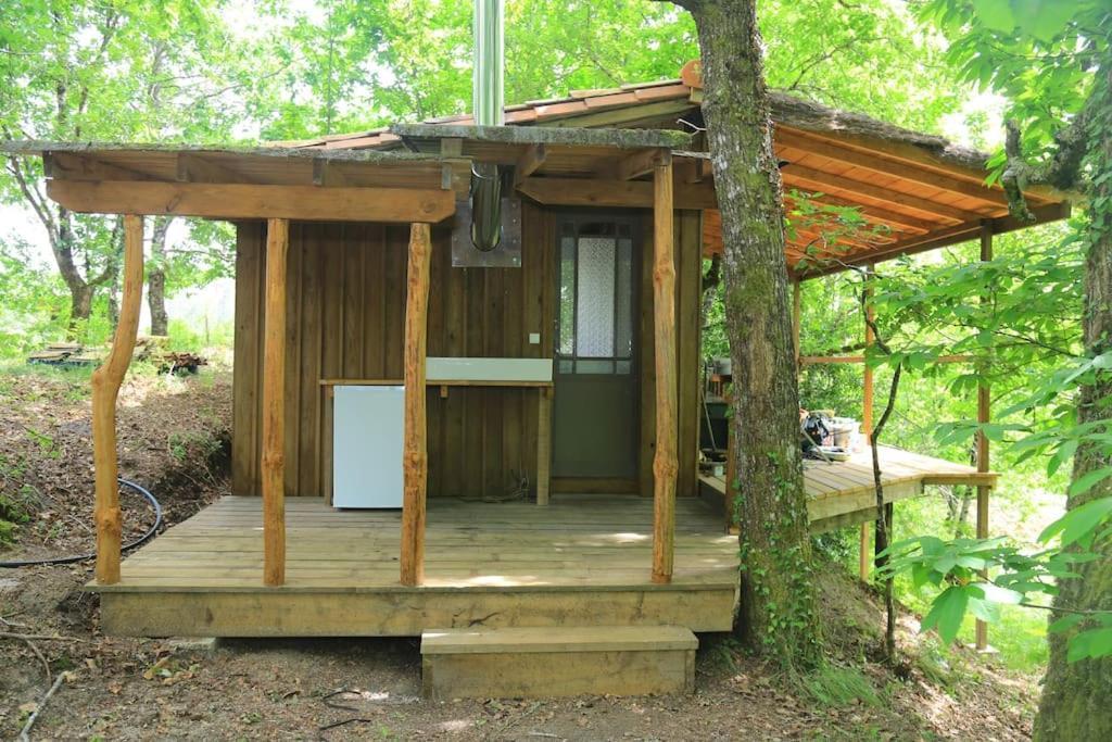Cabane Au Coeur De La Foret Des Landes De Gascogne Belin-Beliet Exterior foto