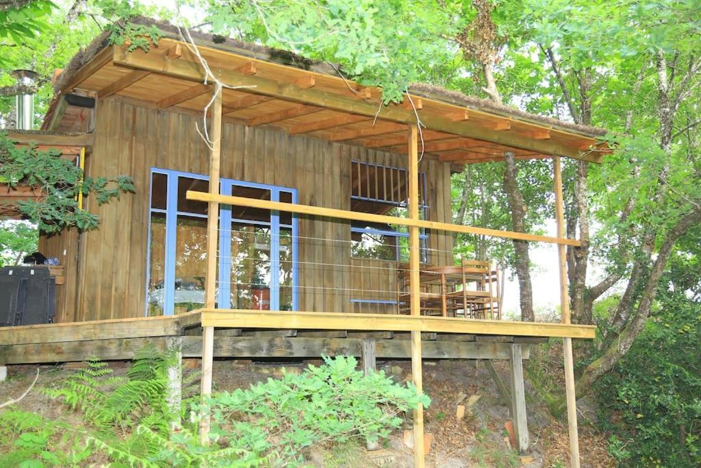 Cabane Au Coeur De La Foret Des Landes De Gascogne Belin-Beliet Exterior foto